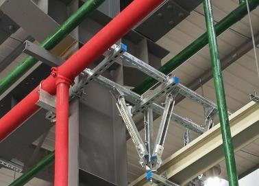 礼泉该抗震支架的整体式支吊架结构协调性好